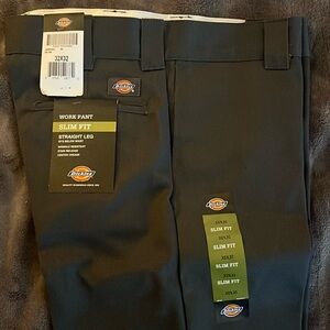 Dickies slim fit, straight leg work pants.